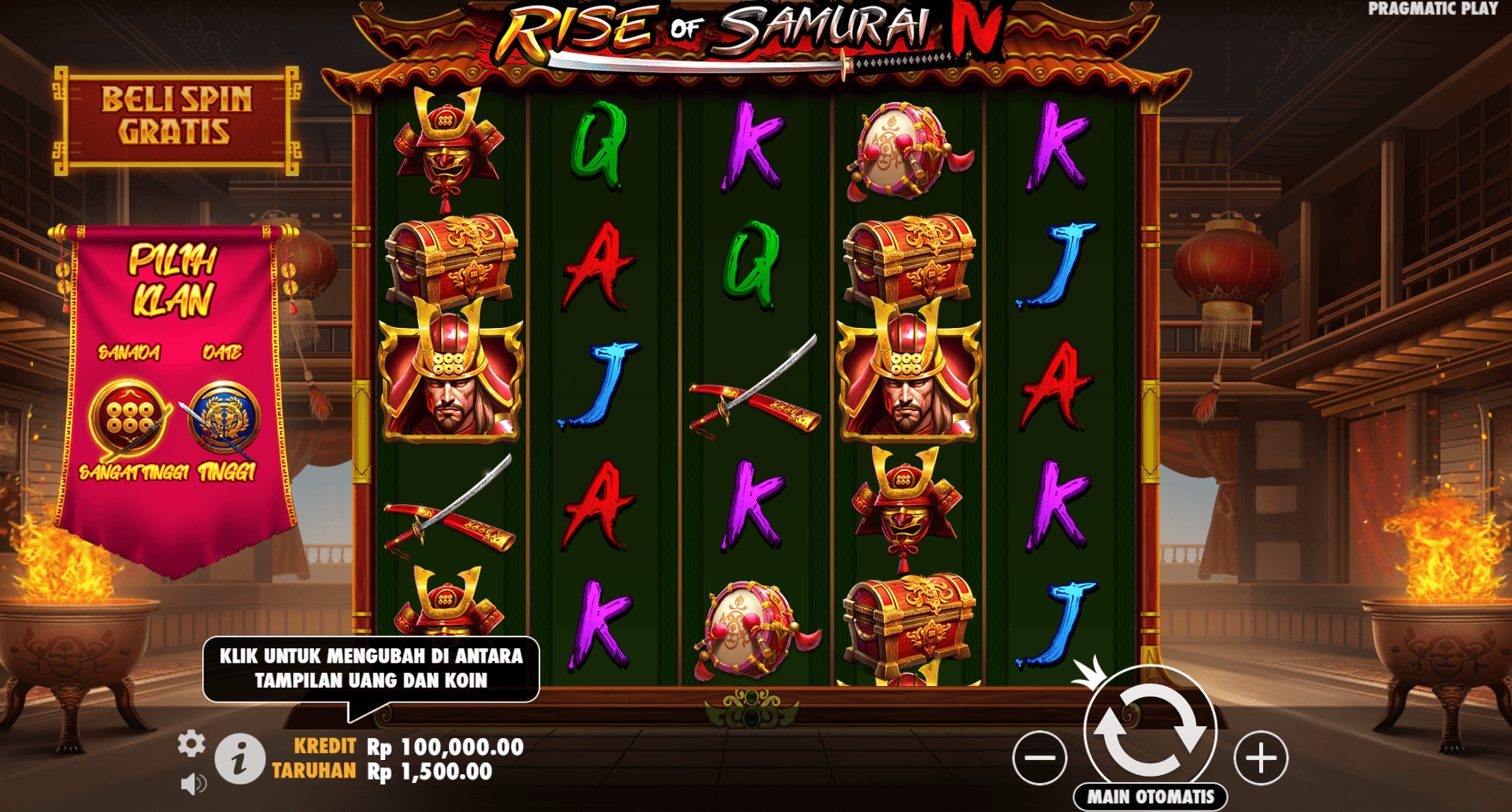 Demo Slot Rise of Samurai 4